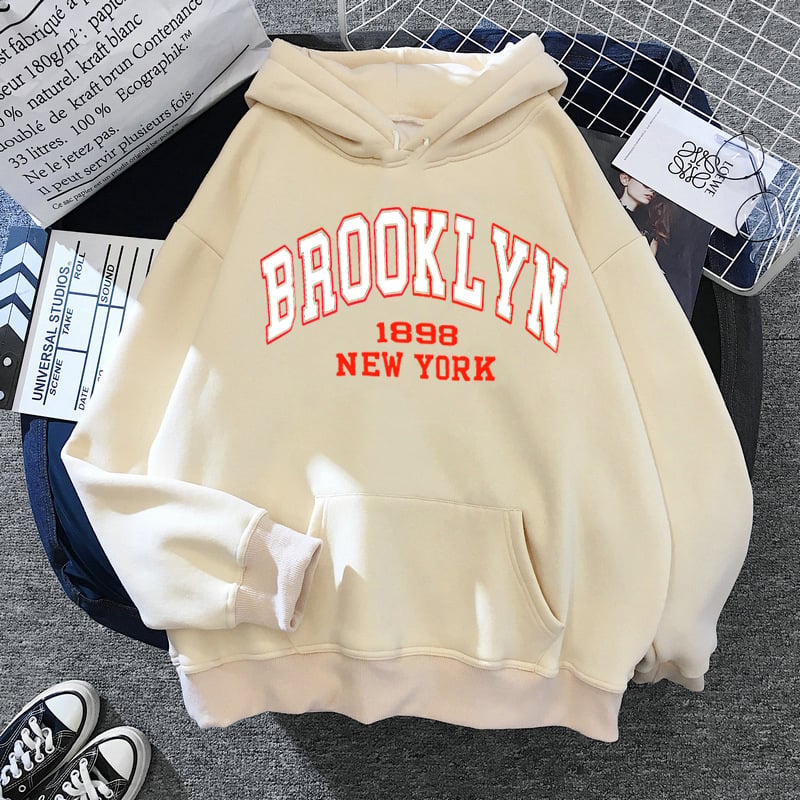 Printed Sports Plus Fleece Hoodie Sweatshirt | Streetwear