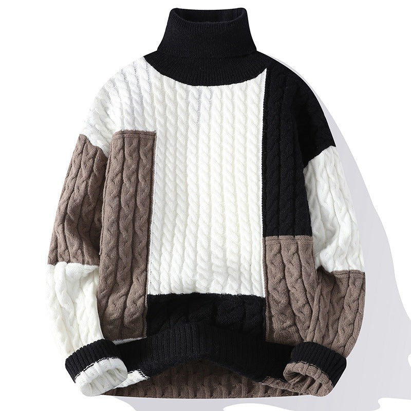 Couple's Thick Cashmere Turtleneck Pullover Sweater | Streetwear