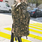 Winter Cold Resistant Camouflage Cotton Jacket for Camping