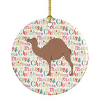 F1 Hybrid Camel Christmas Ceramic Ornament