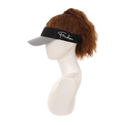 Curly Horse Tail Wool Duck Tongue Hat | Embroidered Cap