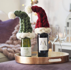 Super Thick Iceland Yarn Christmas Tree Hat Decoration | Embroidered Cap