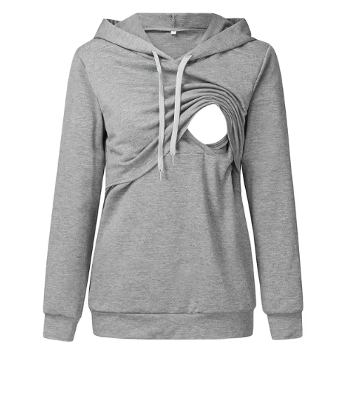 Maternity Nursing Hoodie Sweatshirt | Streetwear