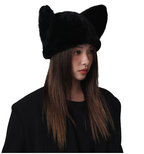 Plush Velvet Padded Knitted Wool Hat for All Styles | Embroidered Cap