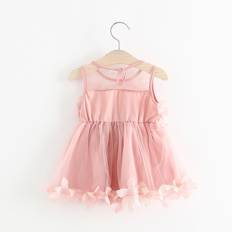 C170 Summer New Children's Dress - Girls' Petal Skirt