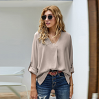 Solid Color Loose Pullover Shirt | Streetwear