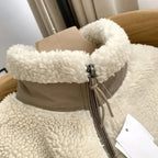 Japanese Fleece Stand Neck Jacket for Couples (Solid Color)