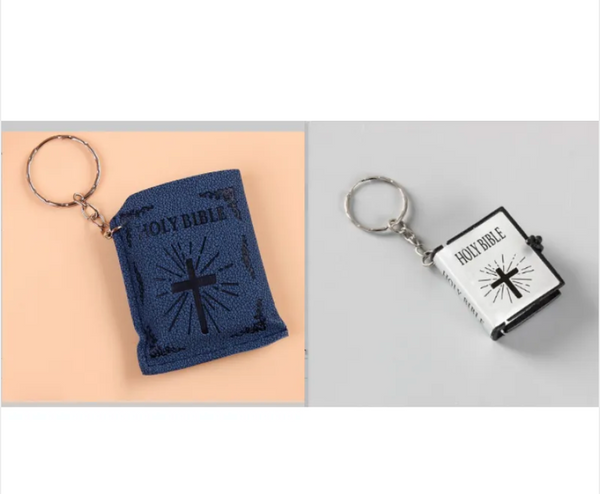 Mini Holy Bible Keychain - Christian Faith Accessory