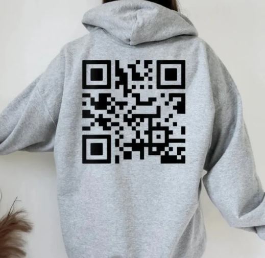 QR code hoodie | Streetwear