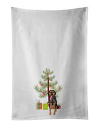 Rottweiler Black and Tan #4 Christmas Kitchen Towel Set of 2
