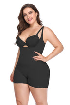 Peach Hip Lift Jumpsuit Plus Size Corset
