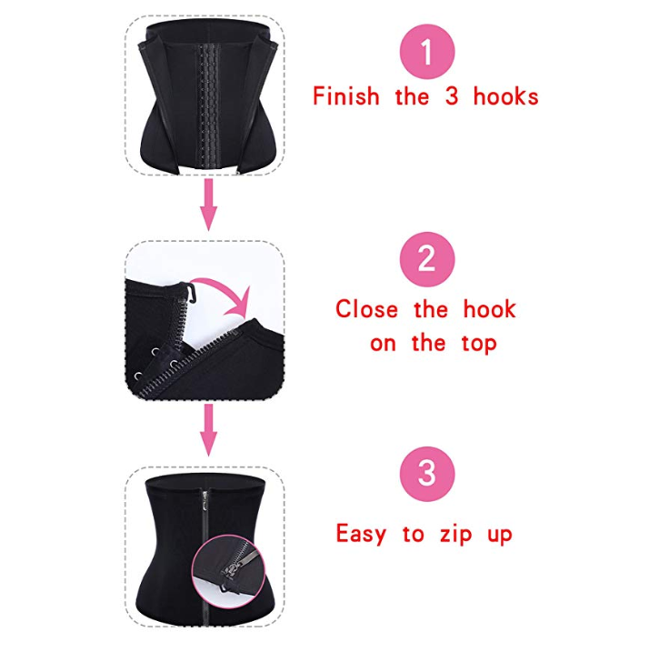 Sport Shaping Bodysuit with Three Rows of Hooks