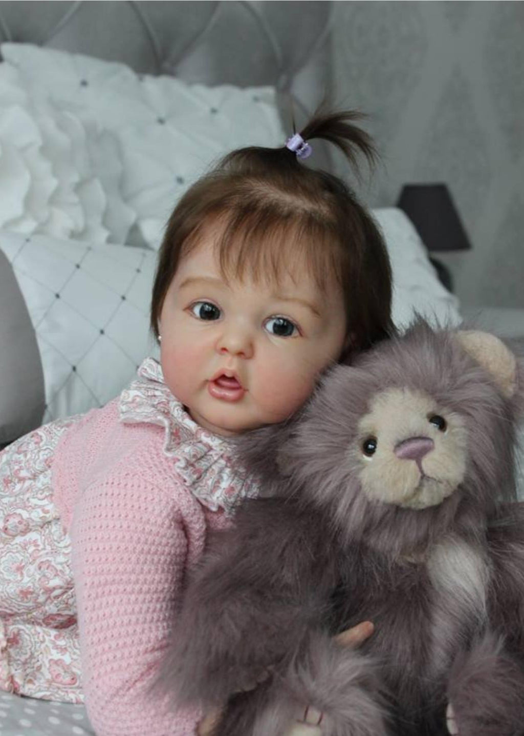 NPK 60cm Cloth Body Reborn Baby Doll for Resale