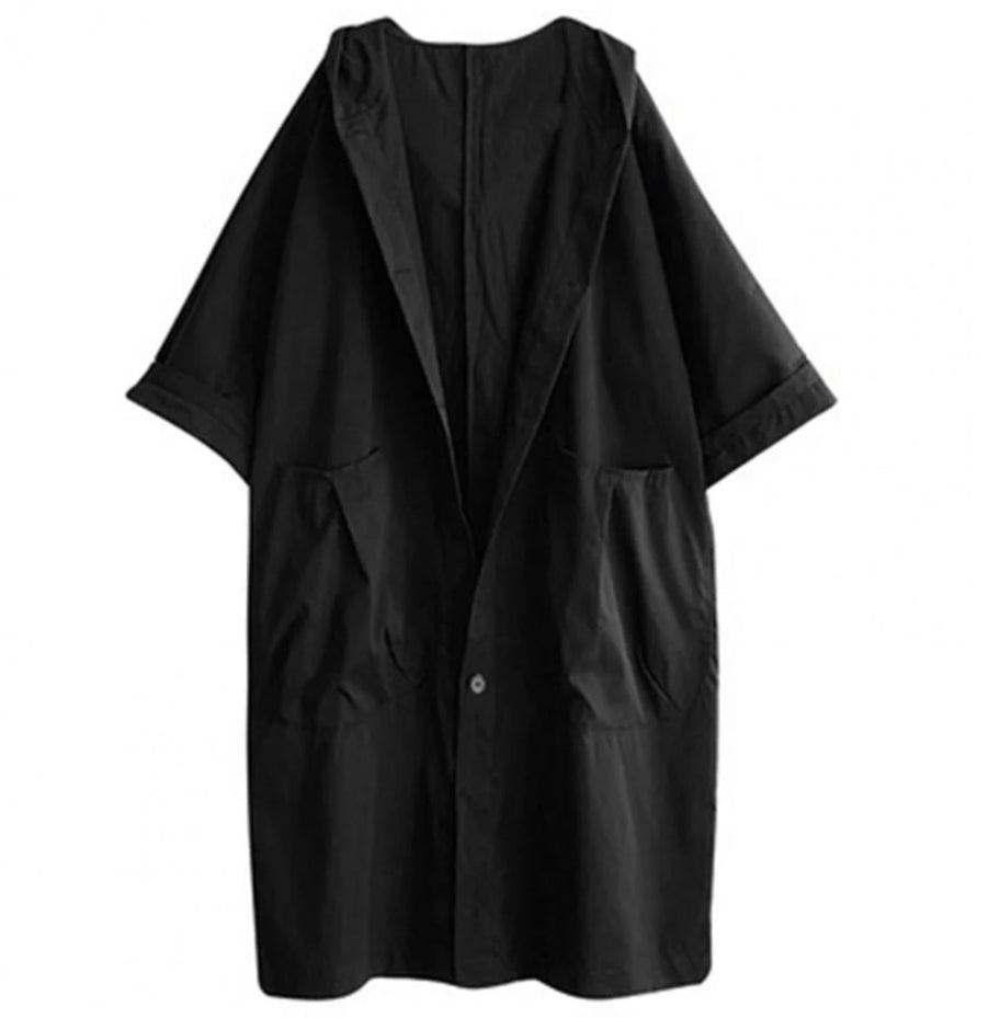 WOLFF Cozy Gabardine Trench Coat with Pockets (One Piece)