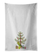 Budgerigar Merry Christmas Kitchen Towel Set of 2