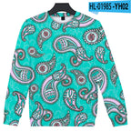3D Geometric Pattern Oversize Round Neck Sweater