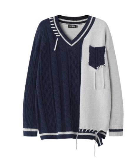 Loose Knitted Sweater for Autumn and Winter