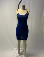 Vacation slim suspender dress