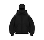 Fleece-Lined Dual Hood Sweatshirt | Streetwear