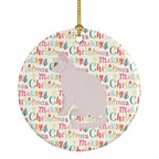 Burmilla #2 Cat Christmas Ceramic Ornament