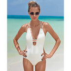2017 New Women's Sexy Fashion One-Piece Swimsuit
