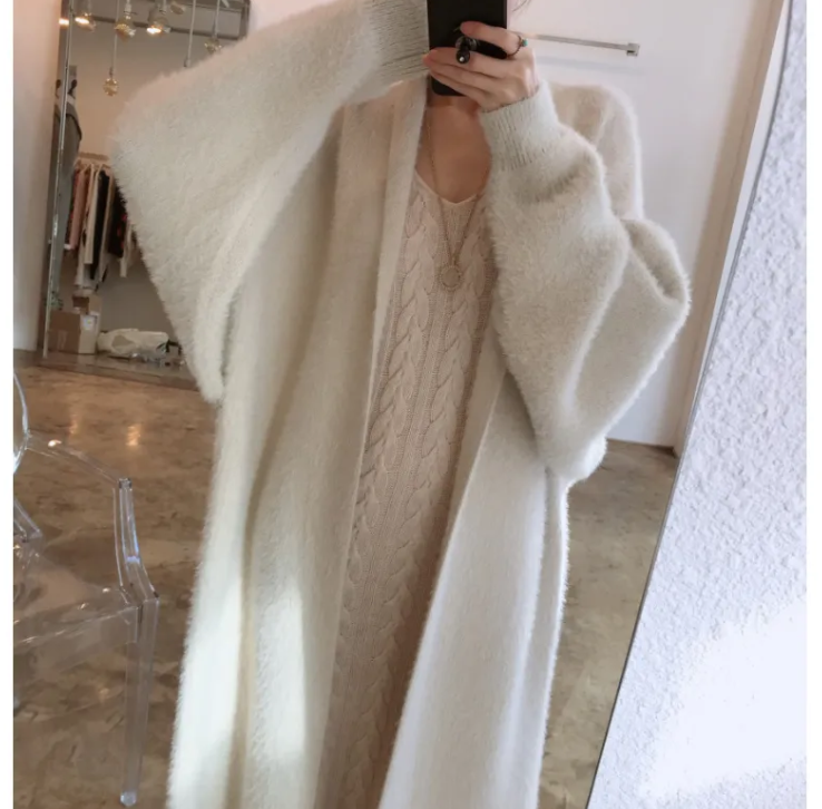 Fur Cardigan Jacket