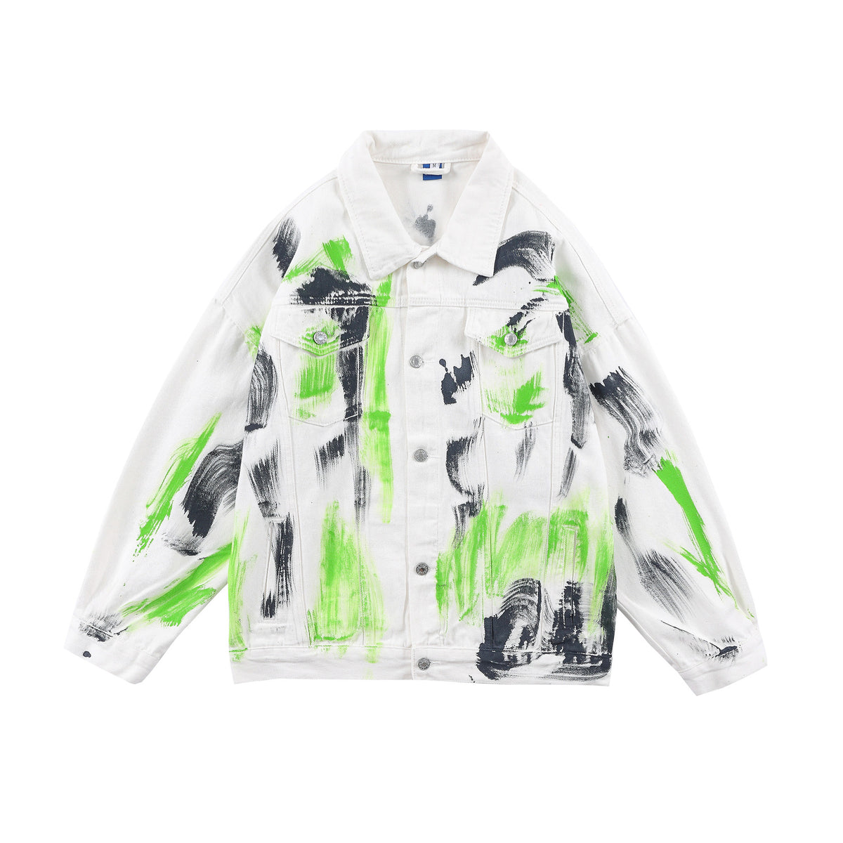 Trendy Hip-Hop Lapel Jacket for Loose Fit Style