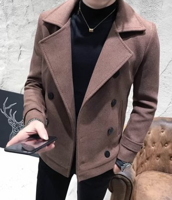 2023 Men's Quality Casual Solid Wool Coat (Winter)