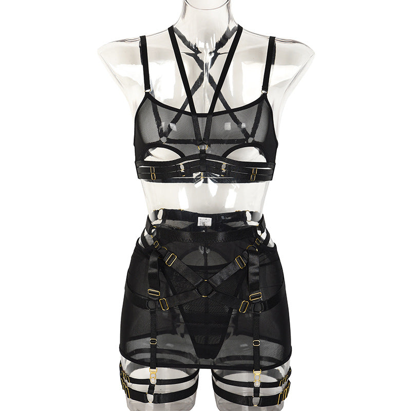 2023 Summer Sexy Sheer Lace Lingerie Set
