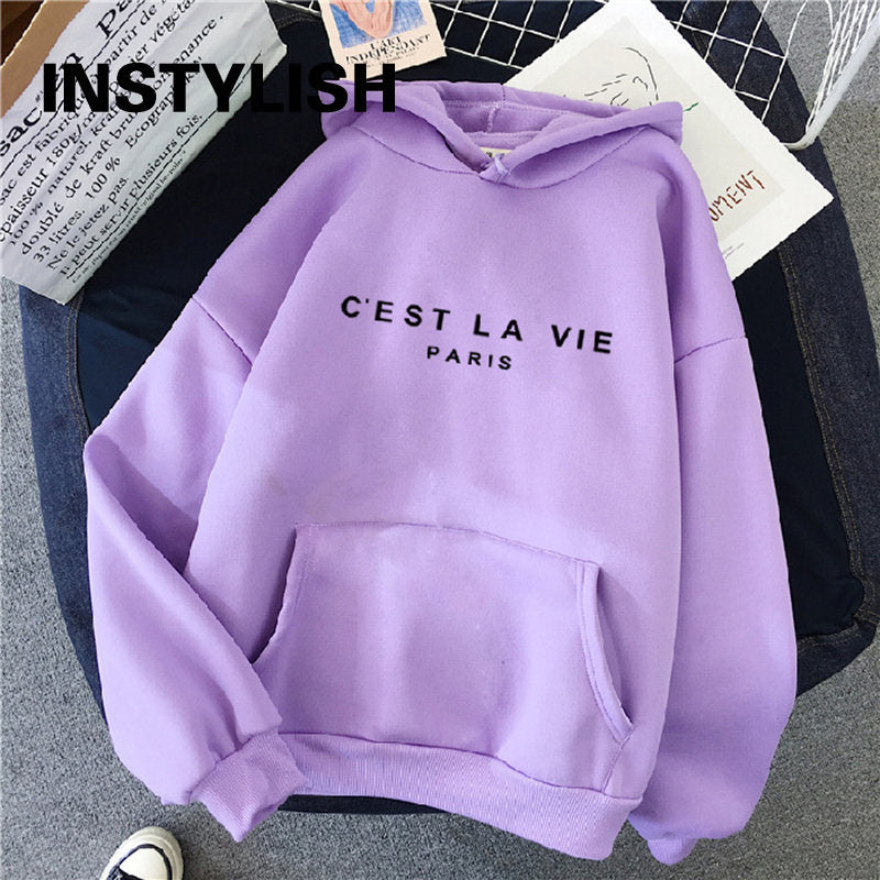 Women's Loose Print Hoodie Dress - 2023 Streetwear Top | Streetwear