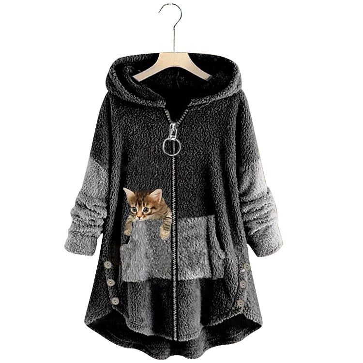Harajuku Style Autumn Hooded Loose Sweater for Women