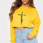 Street Style Letter Print Long Sleeve Round Neck Pullover | Streetwear