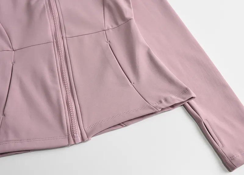 Long Sleeve Slim-Fit Fitness Jacket