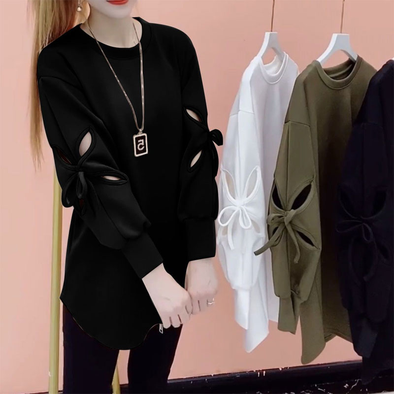 2024 Women's Oversized Long Sleeve T-Shirt Sweatshirt | Streetwear