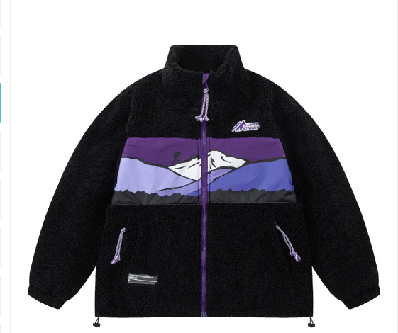 Chic Winter Thick Warm Patchwork jacket