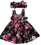 Girls Cotton Summer Floral Dress with New Pattern