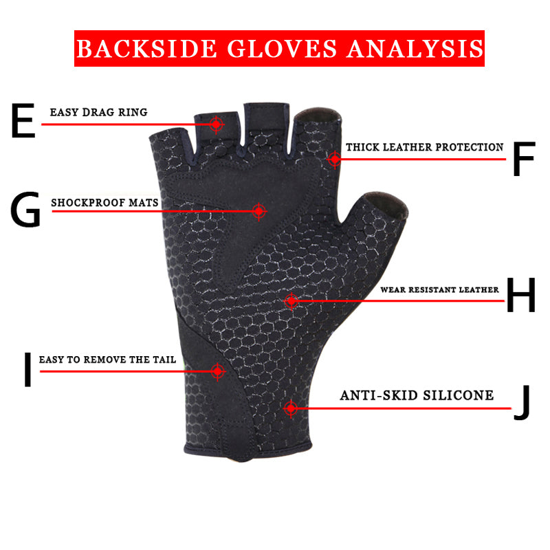 UV Protection Windproof Summer Cycling Gloves (Half Finger)
