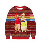 Cute 3D Printed Elk Christmas Sweatshirt for Women | Streetwear