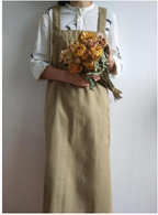 Japanese Cotton Apron Dress with Pockets