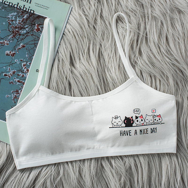 Pure Cotton Camisole Training Bra for Girls