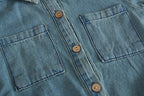 2020 Spring New Baby Soft Denim Bodysuit for Fall