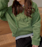 Double-Sided Thick Auli Fleece Hooded Sweatshirt | Streetwear