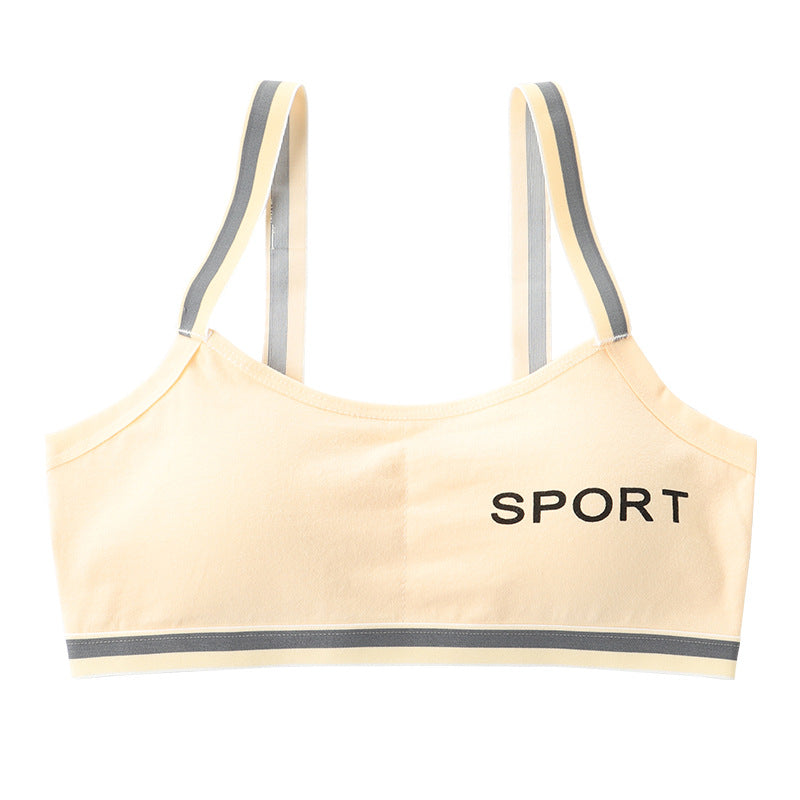 3-Piece Seamless Sports Bra Set for Girls Ages 9-15