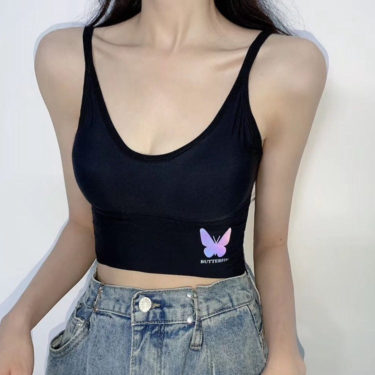 Deep V Wireless Tube Bralette