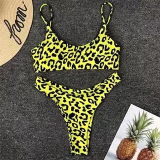 Sexy Leopard Print Bikini Swimwear - Bulk Wholesale Stock