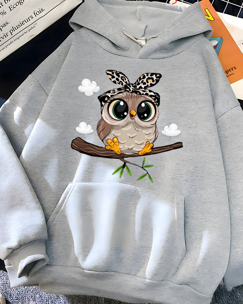 Cute Cartoon Hooded Sweatshirt for Women | Streetwear