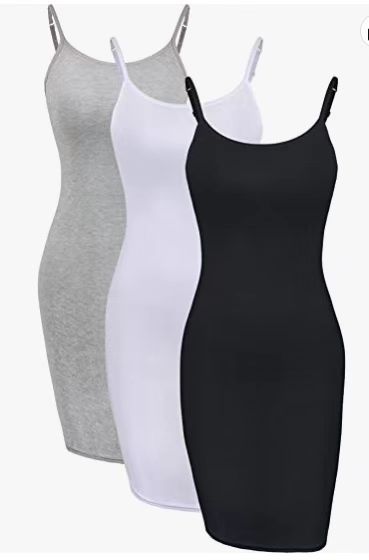 European and American Long Strap Midi Dress
