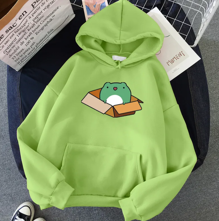 Womens Simple Long Sleeved Hoodie | Streetwear