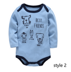 2020 New Cotton Long Sleeve Baby Bodysuit