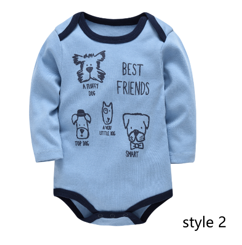 2020 New Cotton Long Sleeve Baby Bodysuit